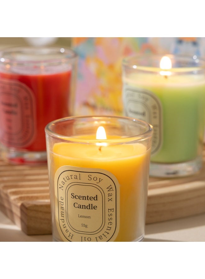 Bukela 6 Pack Candles for Home Scented Aromatherapy Candles Gifts Set for Women, Lavender Candle, Natural Soy Wax Long Lasting Candle Set Gifts for Birthday, Valentine, Ramadan, Anniversary Present - Image 2